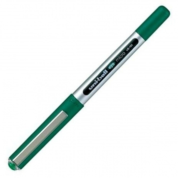 Bolígrafo de tinta líquida Uni-Ball Eye Micro UB-150 Verde 12 Unidades